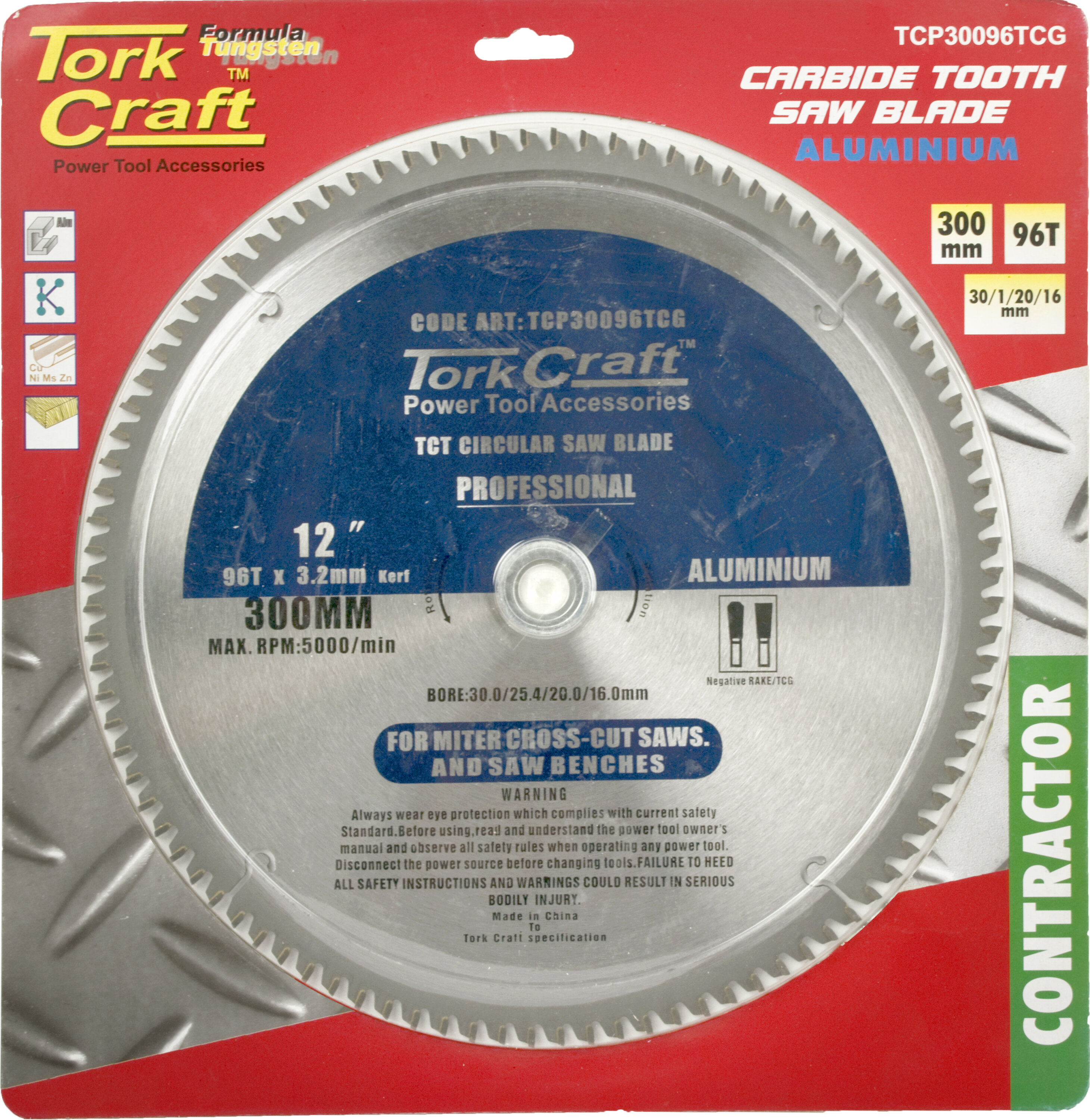 Tork Craft Blade Tct 300x96T 30/1/20/16 TCP30096TCG