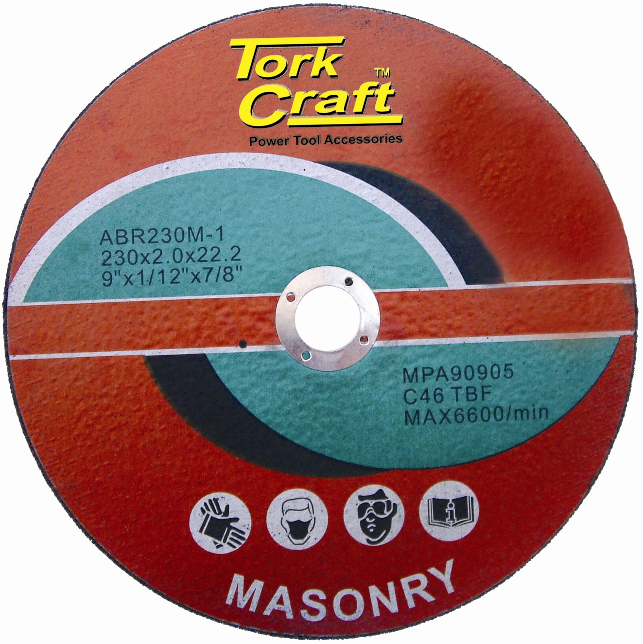 Tork Craft Cutting Disc Masonry 230x2.0x22.2mm ABR230M-0
