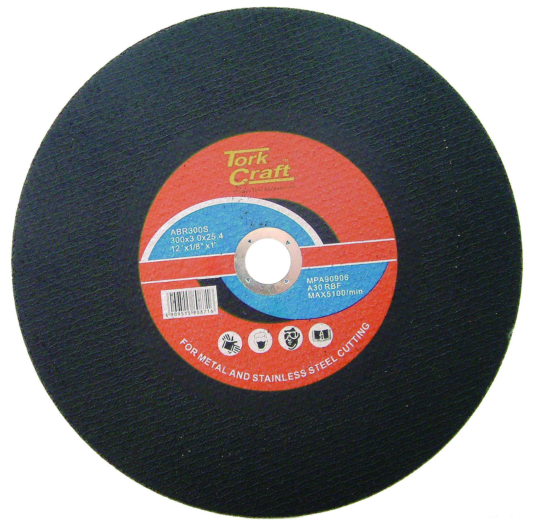 Tork Craft Disc Cutting Steel 300x3.0x25.4mm ABR300S