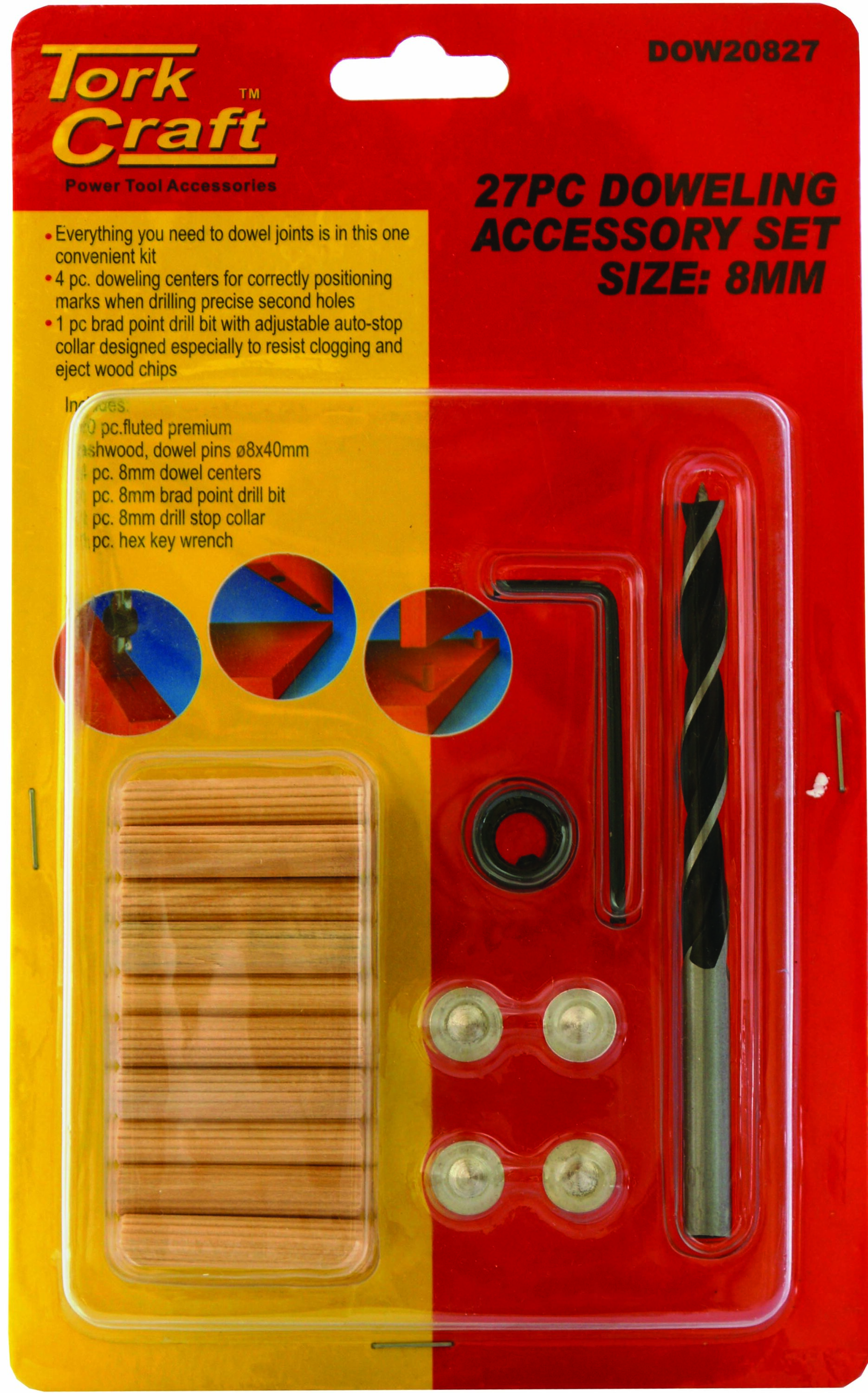 Tork CraftDowel Kit 8mm 27Pce DOW20826