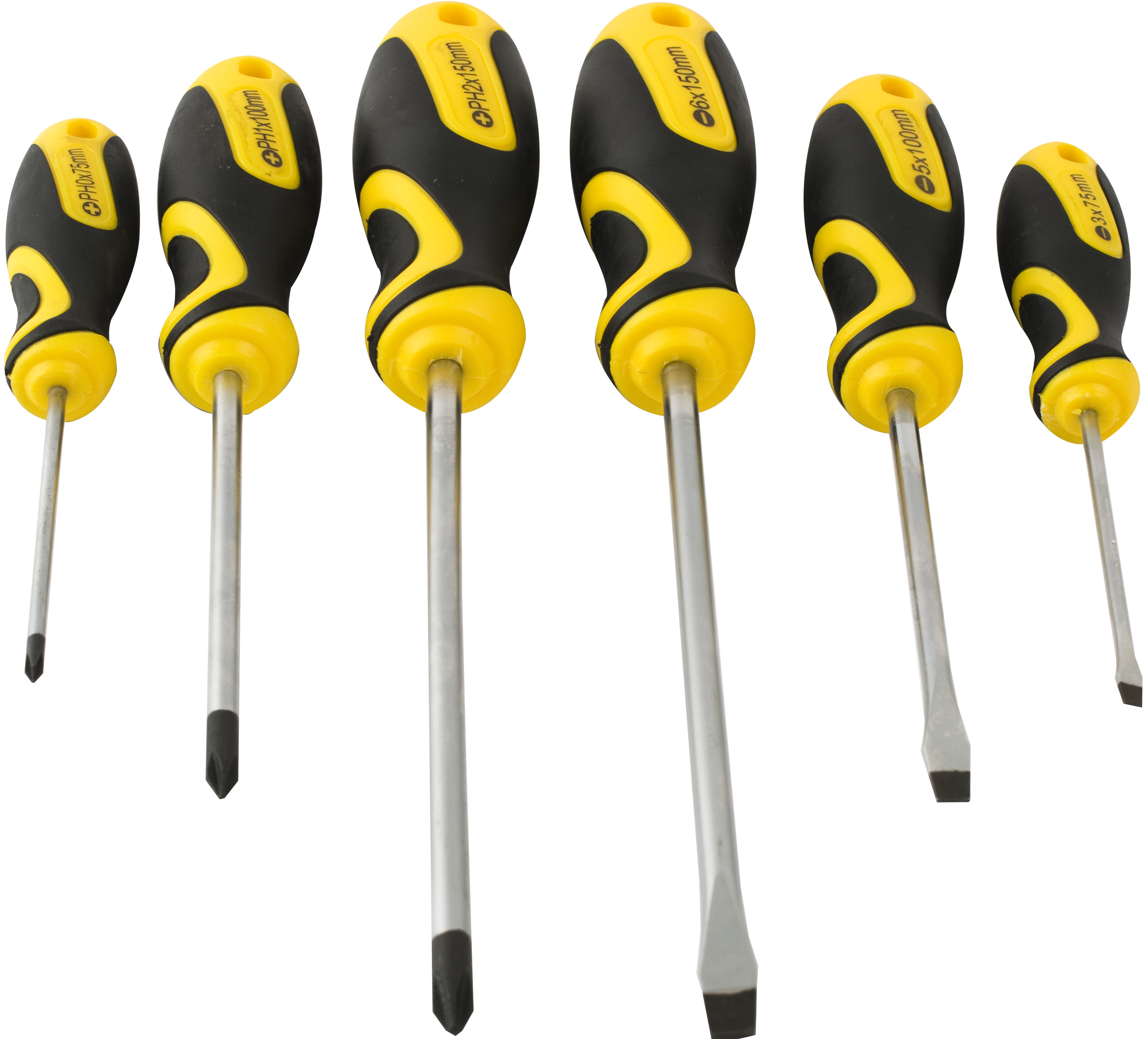 Tork Craft Screwdriver Set  6Pce Wall Mountable KT2552