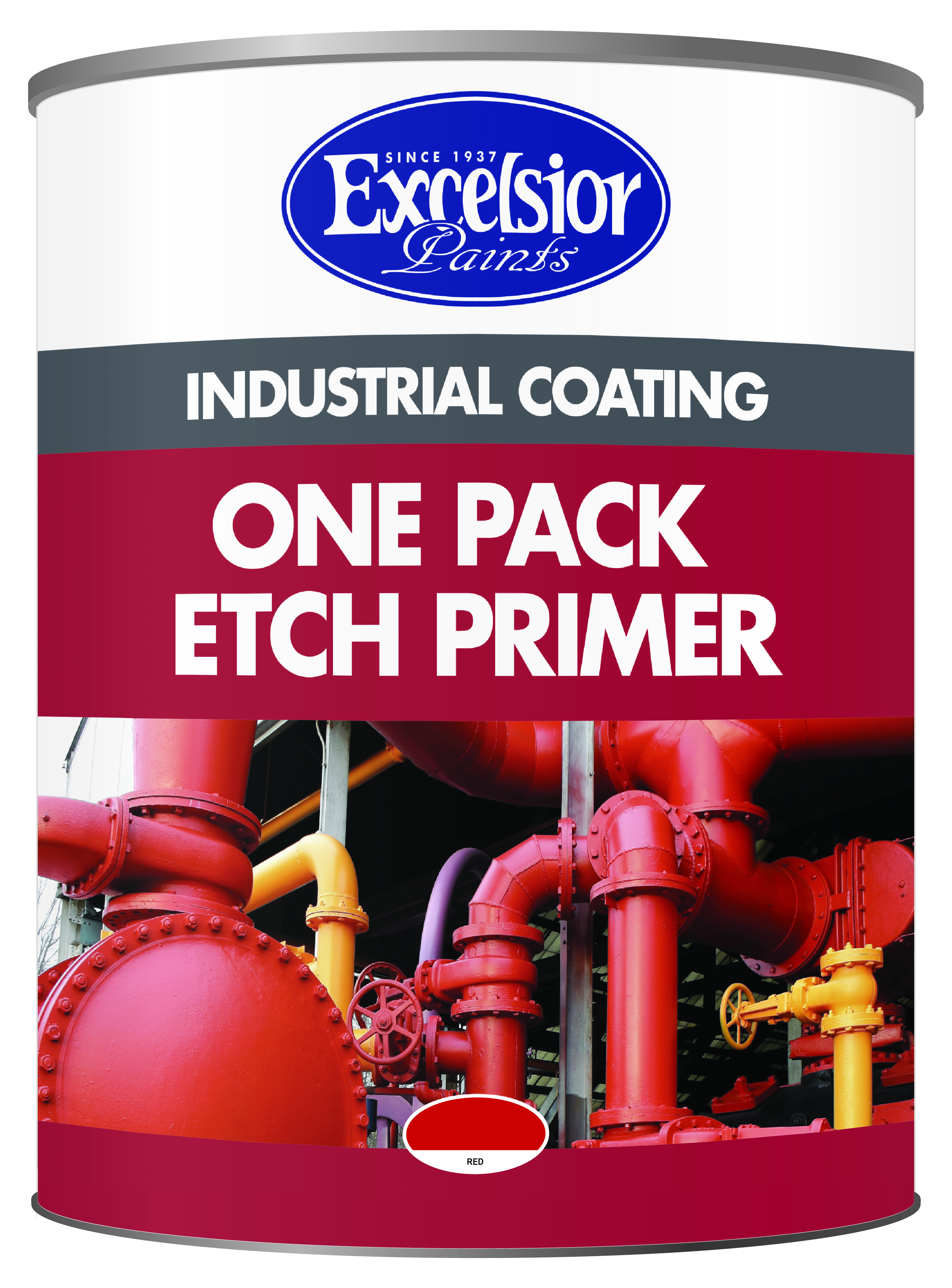 Excelsior Primer Etch Red Oxide 5l