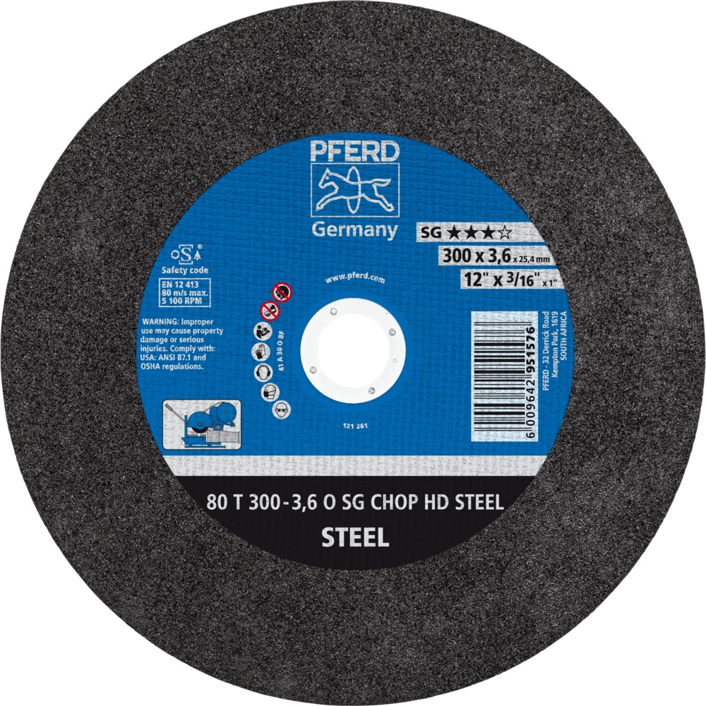Cutting Disc Steel 80T300-3.6A30O SG-UNI 25.4
