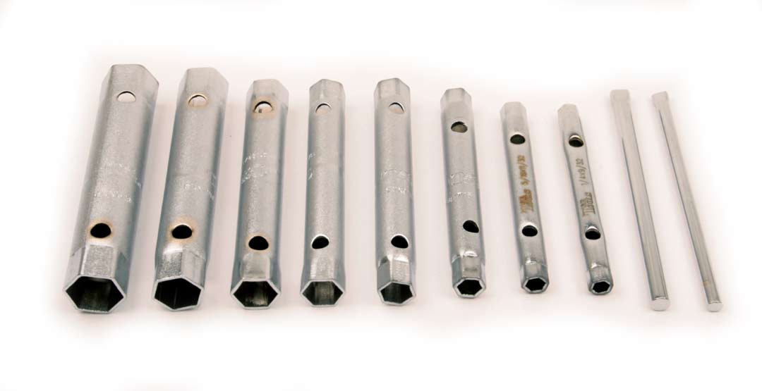 Marto Spanner Tube 8x 9mm & Tommy Bar