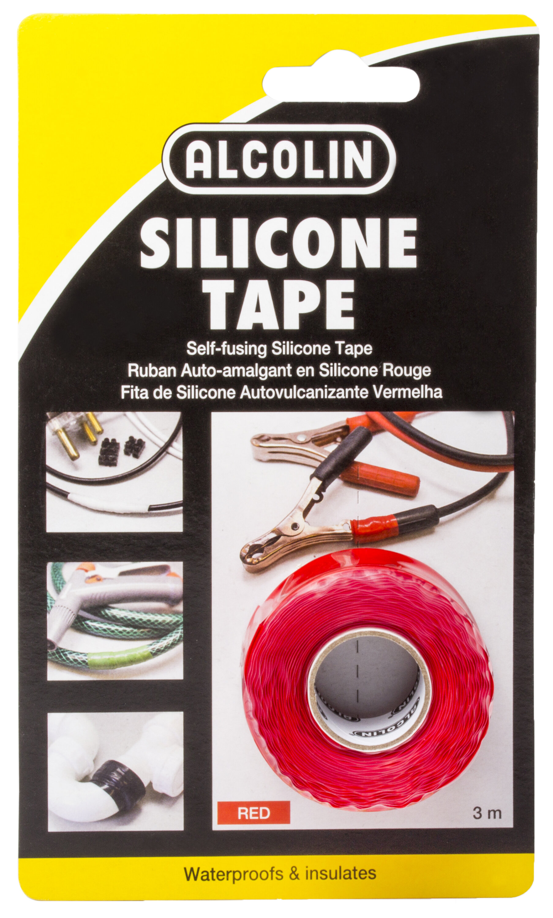 Alcolin Silicone Tape 3m Red