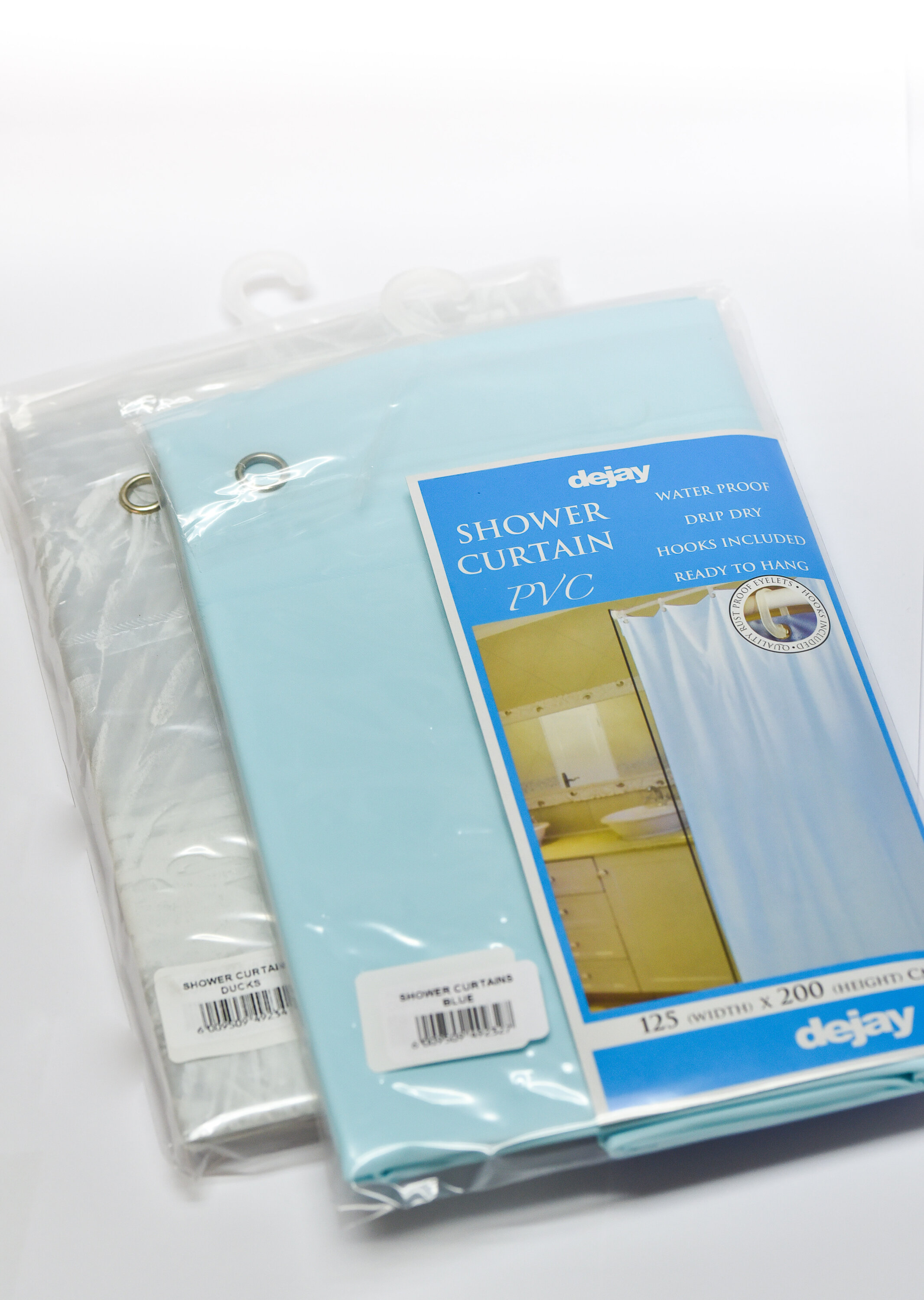 Shower Curtain Pvc Blue