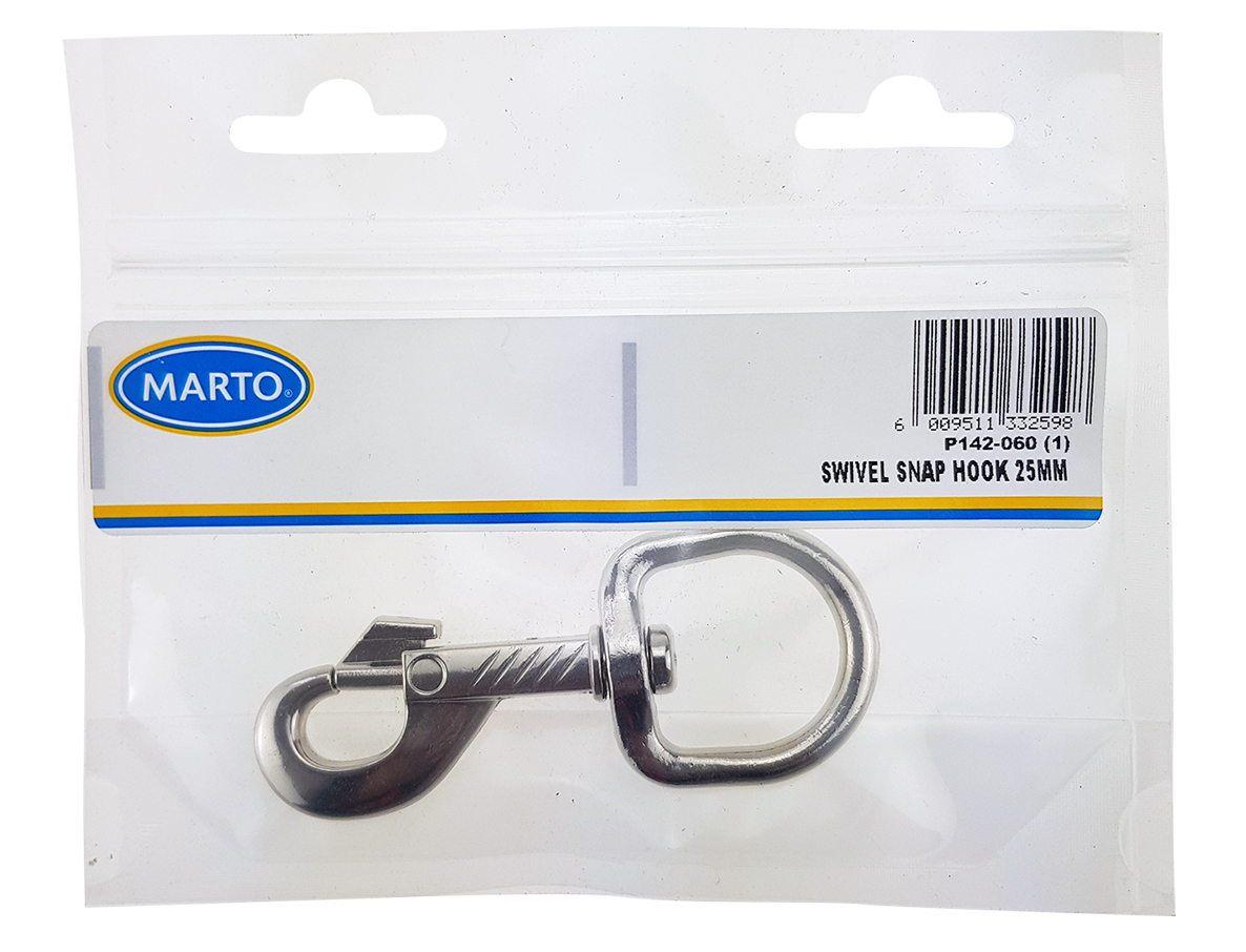Hook Snap 25mm #505z-w/swivel N/p
