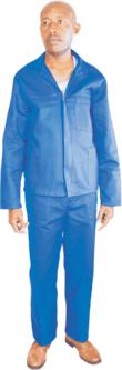 Overall Conti 2Pce Royal Blue Size 54 (137) MAB3050