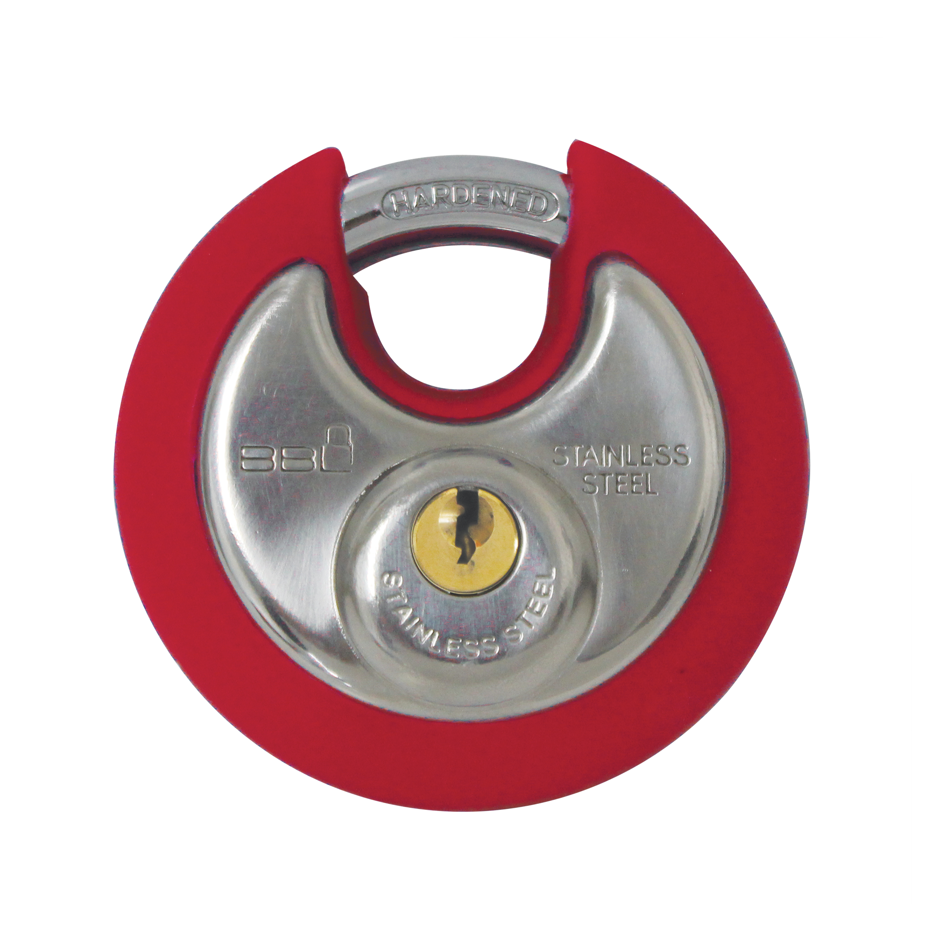 BBL Padlock Discus 70mm Red Plastic BBP170RED-1