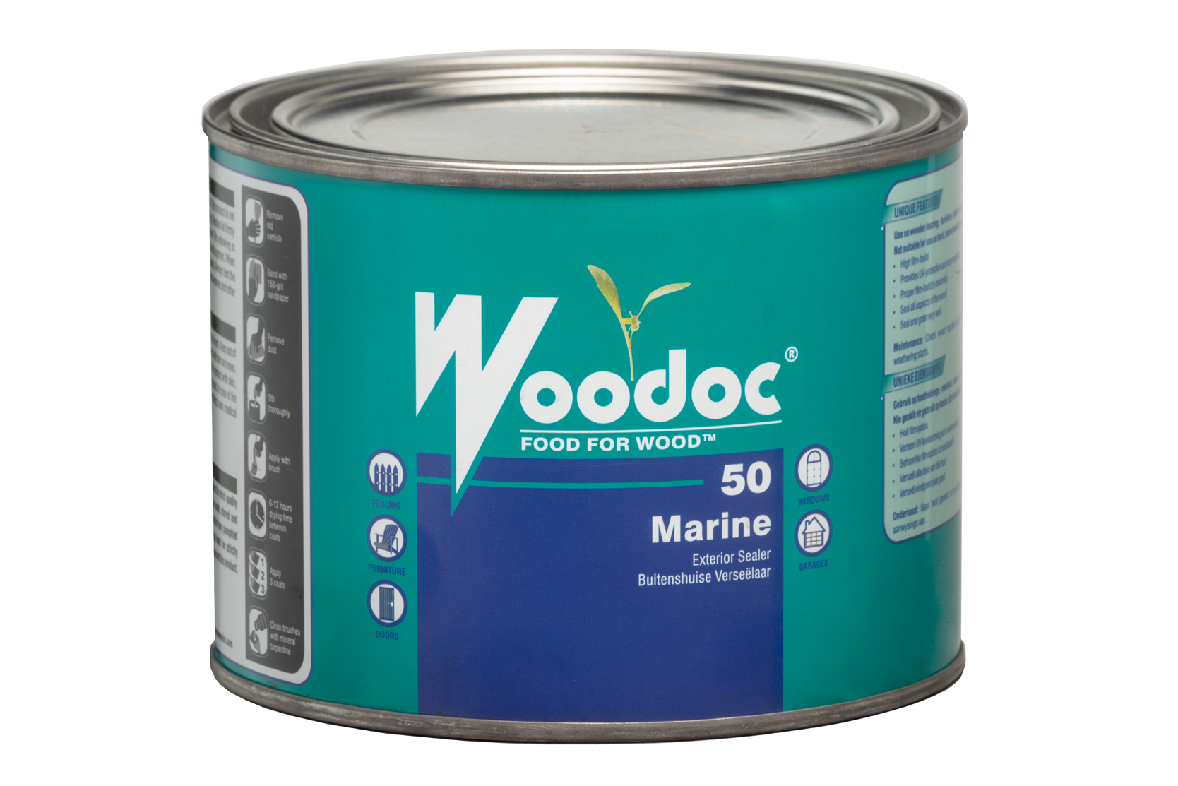 Woodoc 50 Wood Sealer Marine Exterior Matt Clear 1l