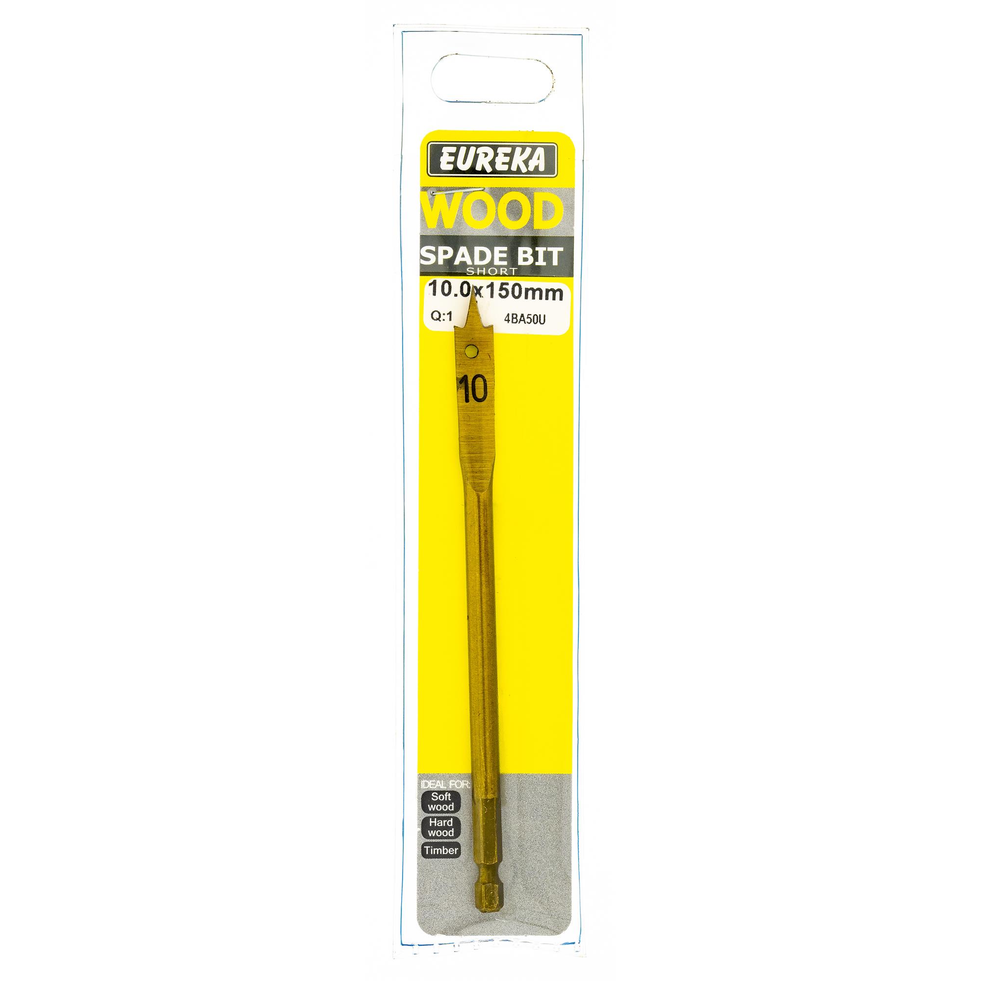 Eureka Drill Bit Spade Flat Ti 10.0x160mm ( 1) 4BA50U