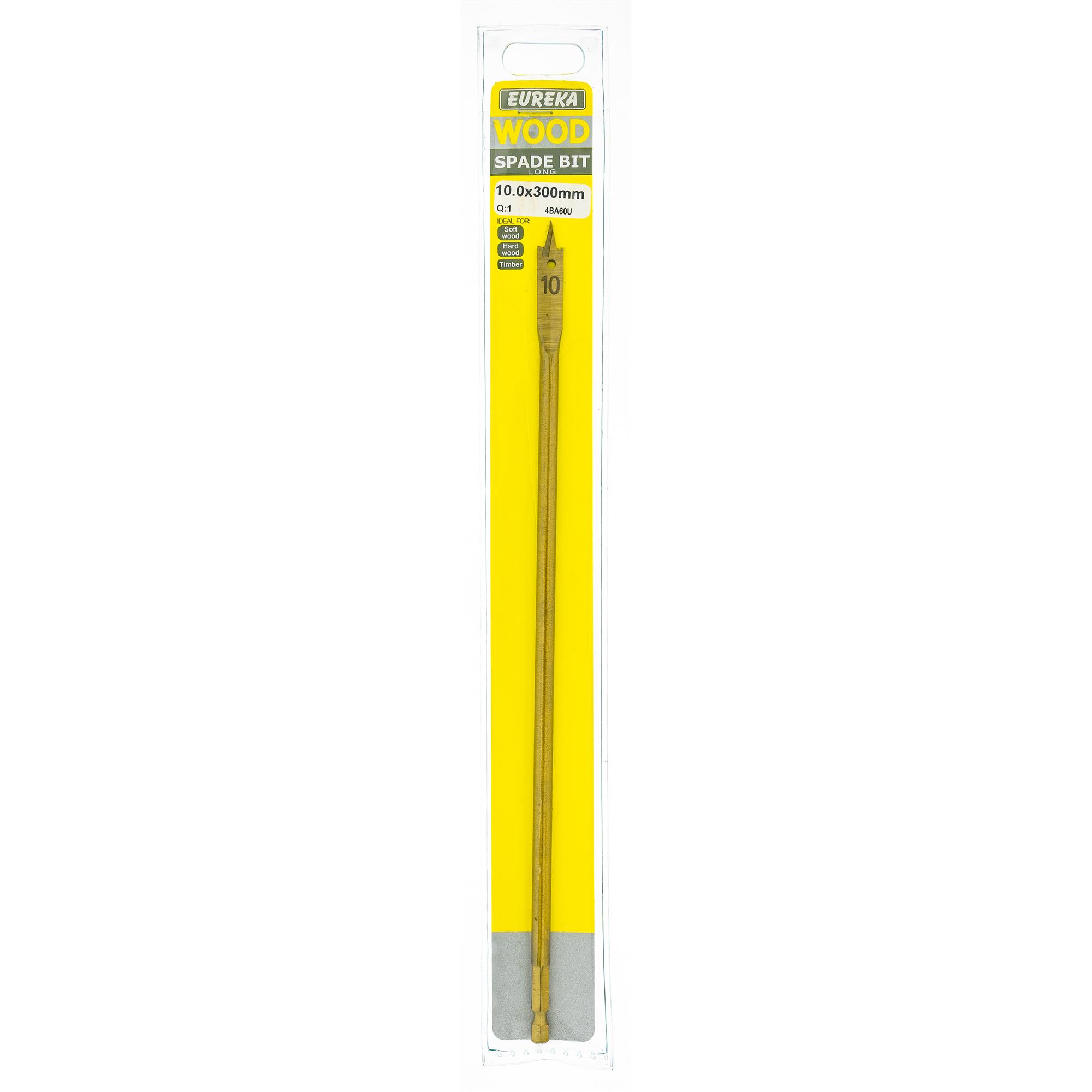 Eureka Drill Bit Spade Flat Ti 10.0x300mm ( 1) 4BA60U