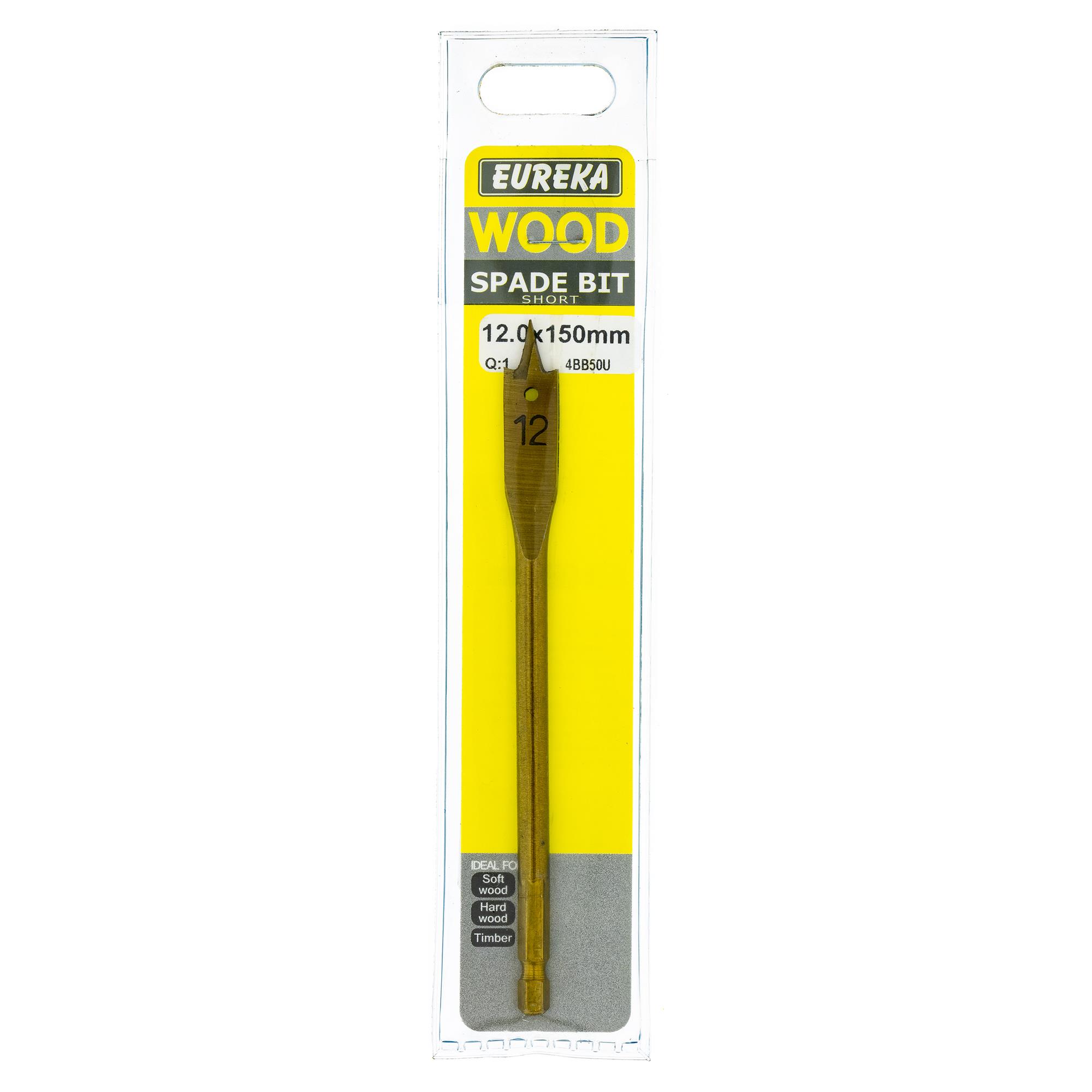 Eureka Drill Bit Spade Flat Ti 12.0x160mm ( 1) 4BB50U