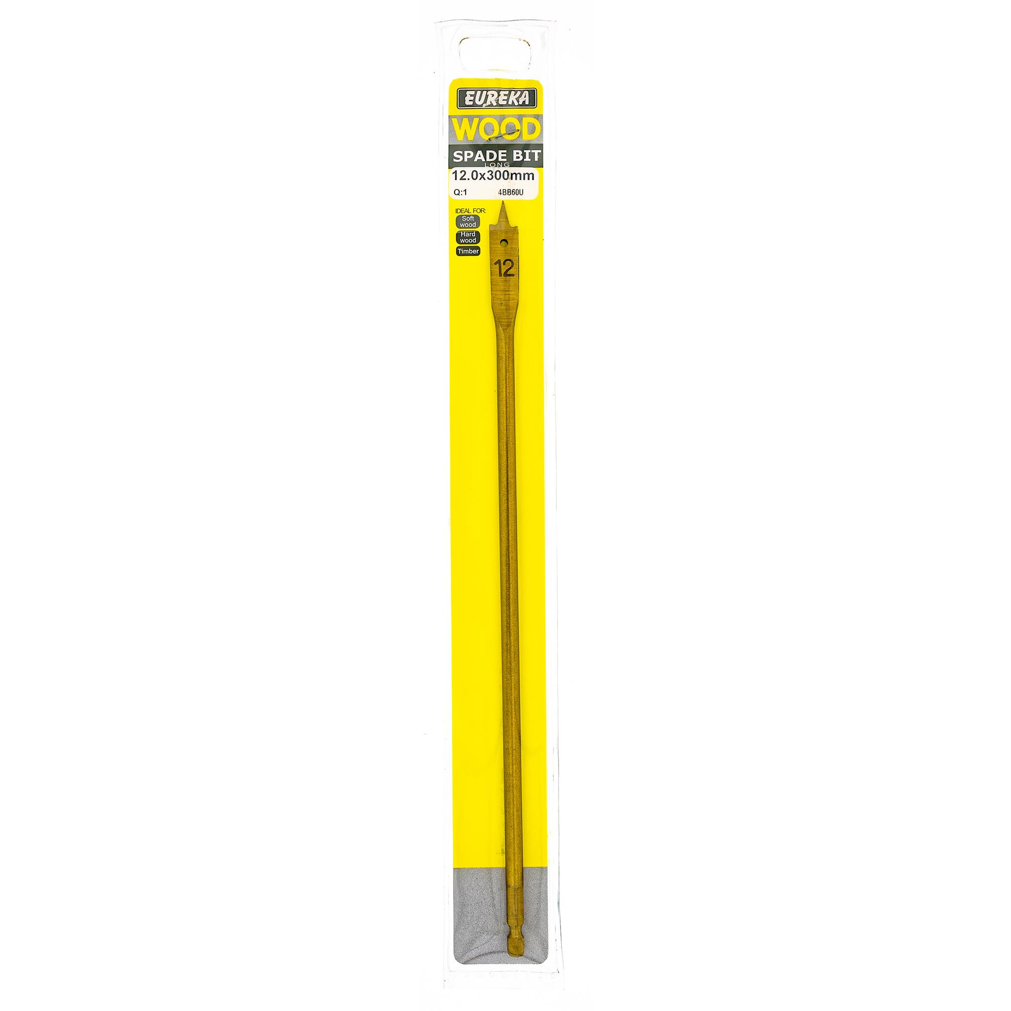 Eureka Drill Bit Spade Flat Ti 12.0x300mm ( 1) 4BB60U