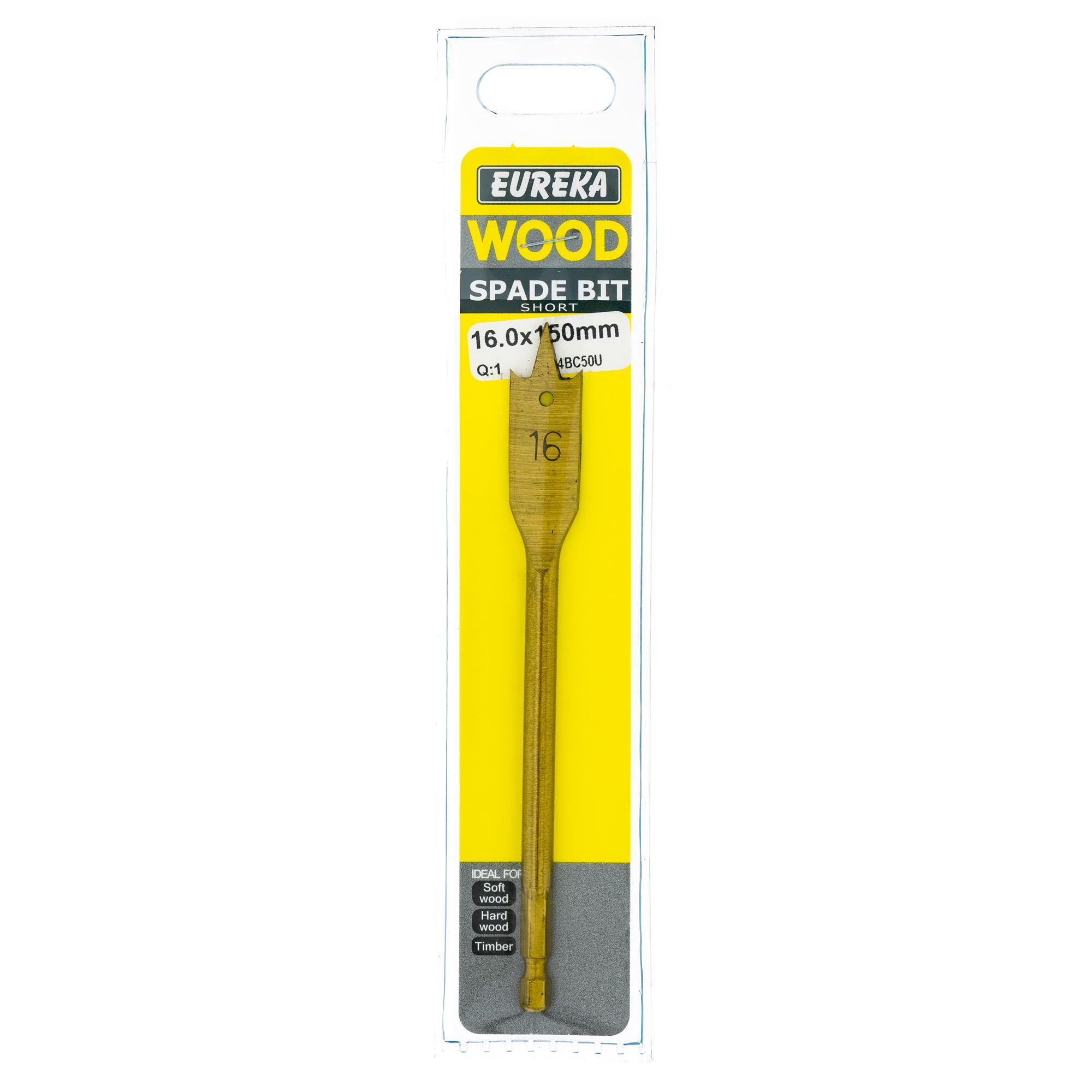 Eureka Drill Bit Spade Flat Ti 16.0x150mm(1) 4BC50U