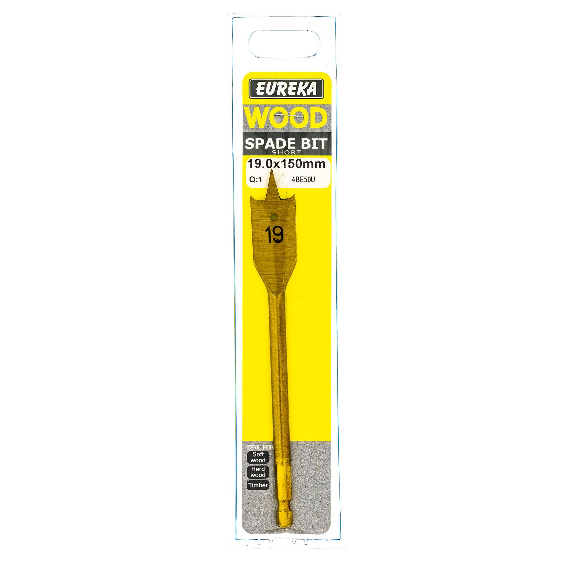 Eureka Drill Bit Spade Flat Ti 19.0x160mm ( 1) 4BE50U