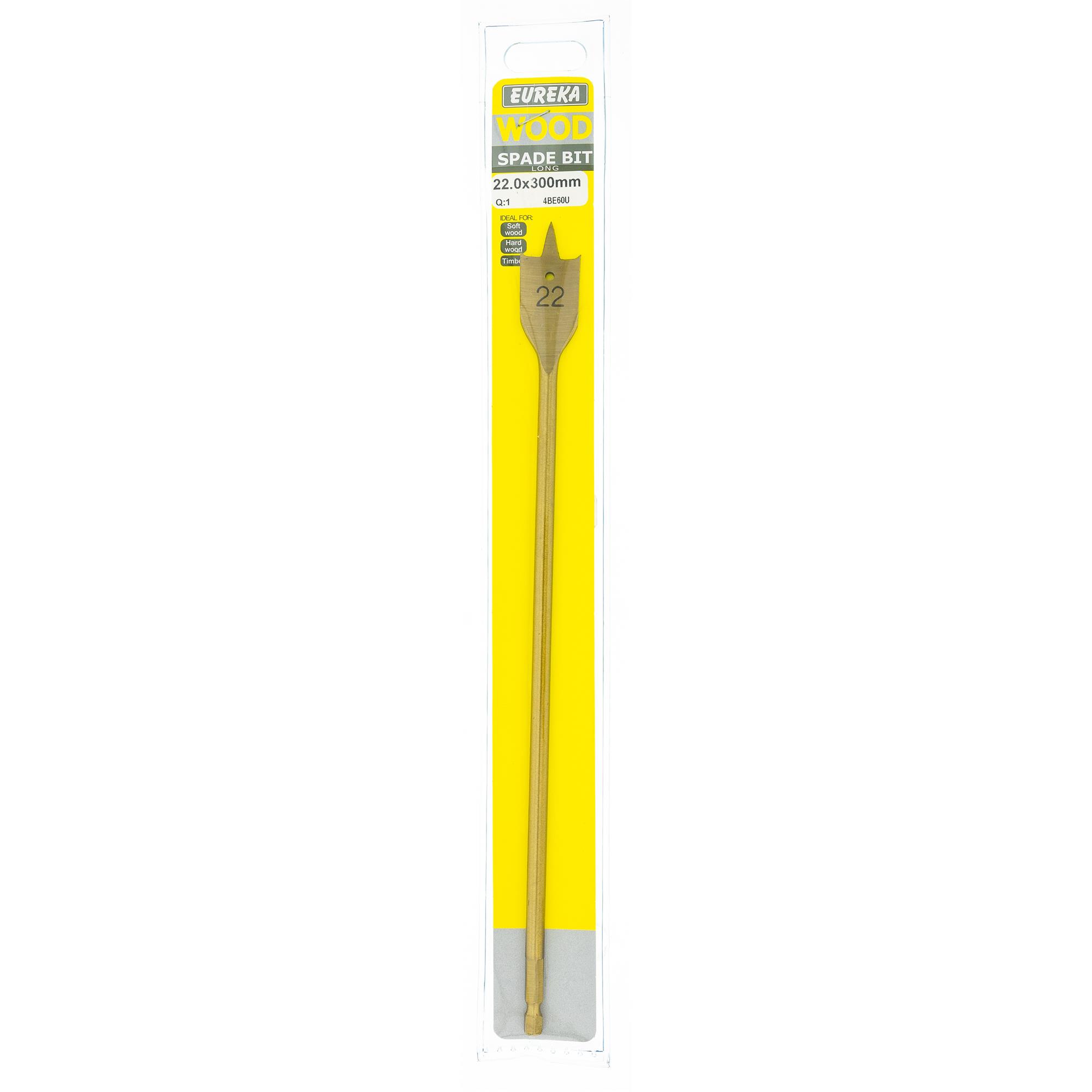 Eureka Drill Bit Spade Flat Ti 22.0x300mm ( 1) 4BE60U
