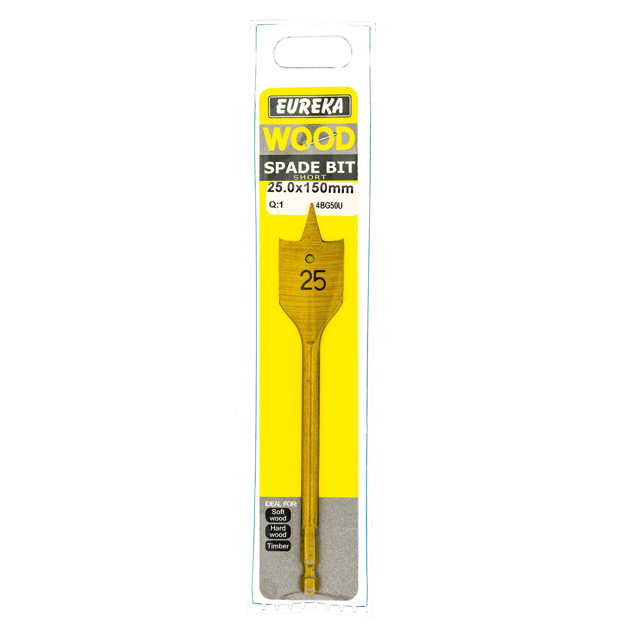 Eureka Drill Bit Spade Flat Ti 25.0x160mm ( 1) 4BG50U
