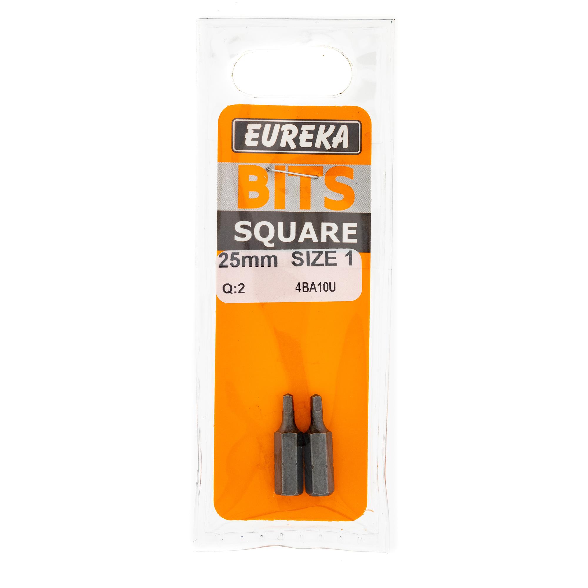 Eureka Bit Square No.1 25mm (2) 4BA10U