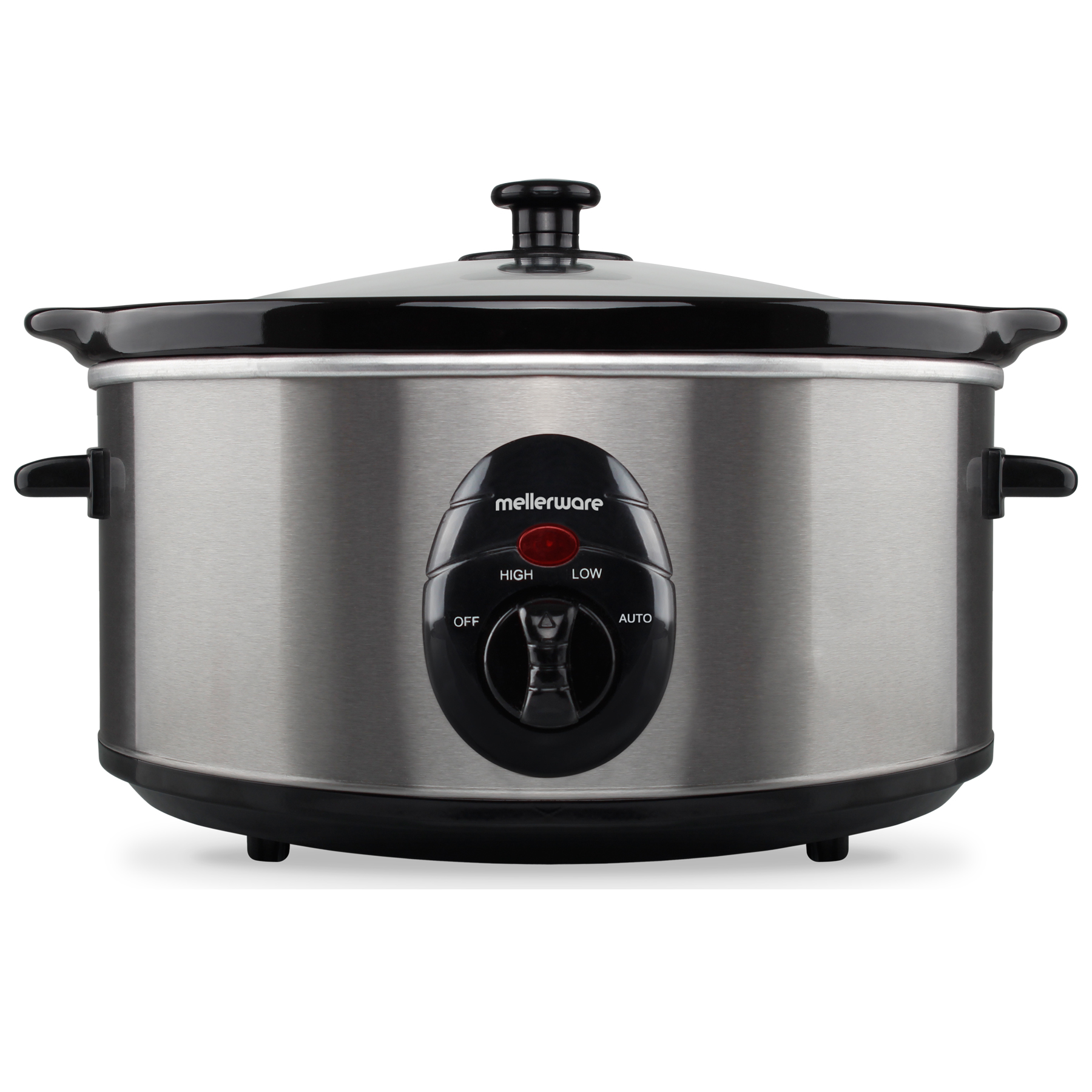 Mellerware Slow Cooker Stainless Steel Brushed 3.5L 240W Tempo