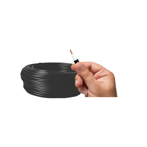 Electric Fence (100m/Roll) Soft U/gate Black N730S