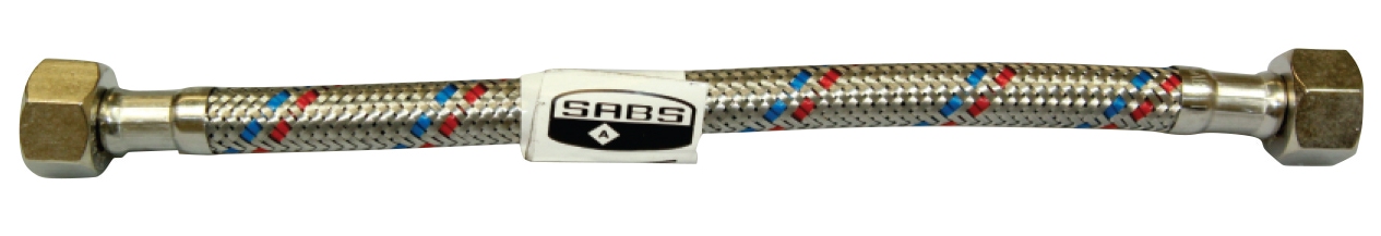 Braided Connector 15x450mm FxF Nylon (Ea) Xuarra SABS VBC450N