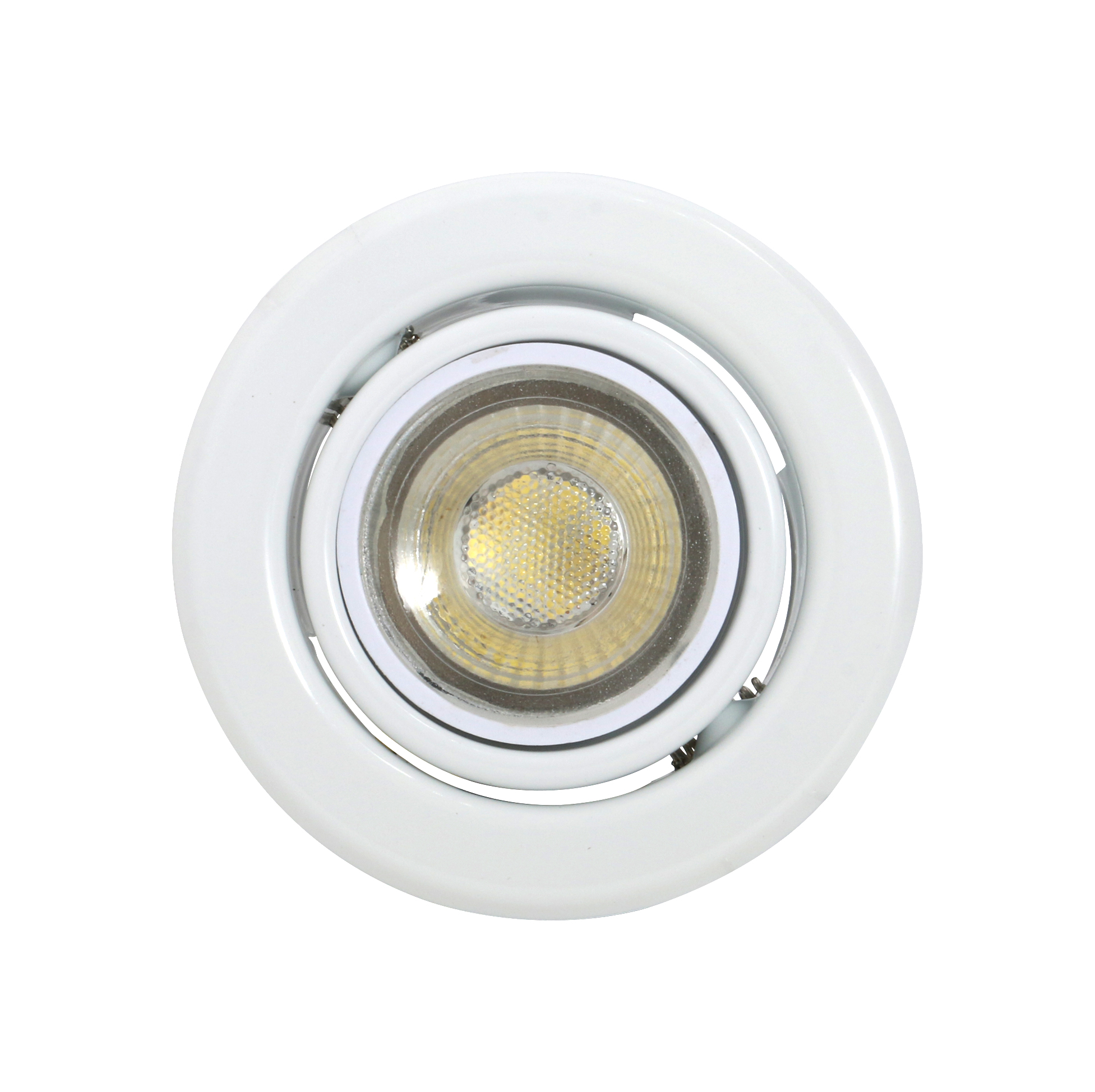 Downlight 220V Tilt GU10 White DL831/WHT