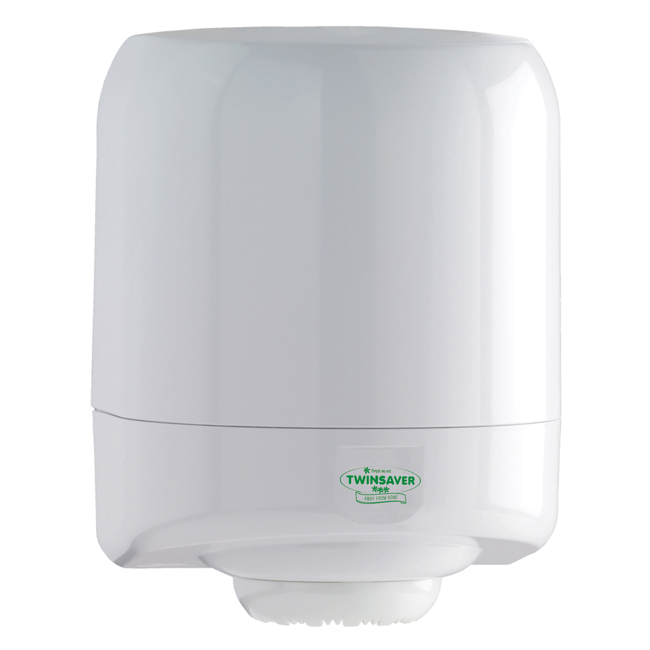 Twinsaver Paper Towel Dispenser Std Centrefeed White 265x335x275mm