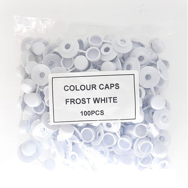 Safetop Cap Cover Frost White (100) STCCFW