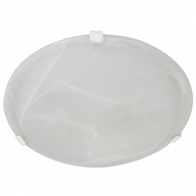 Bright Star Ceiling Light Alabaster 3x60w ES 400mm CF12009