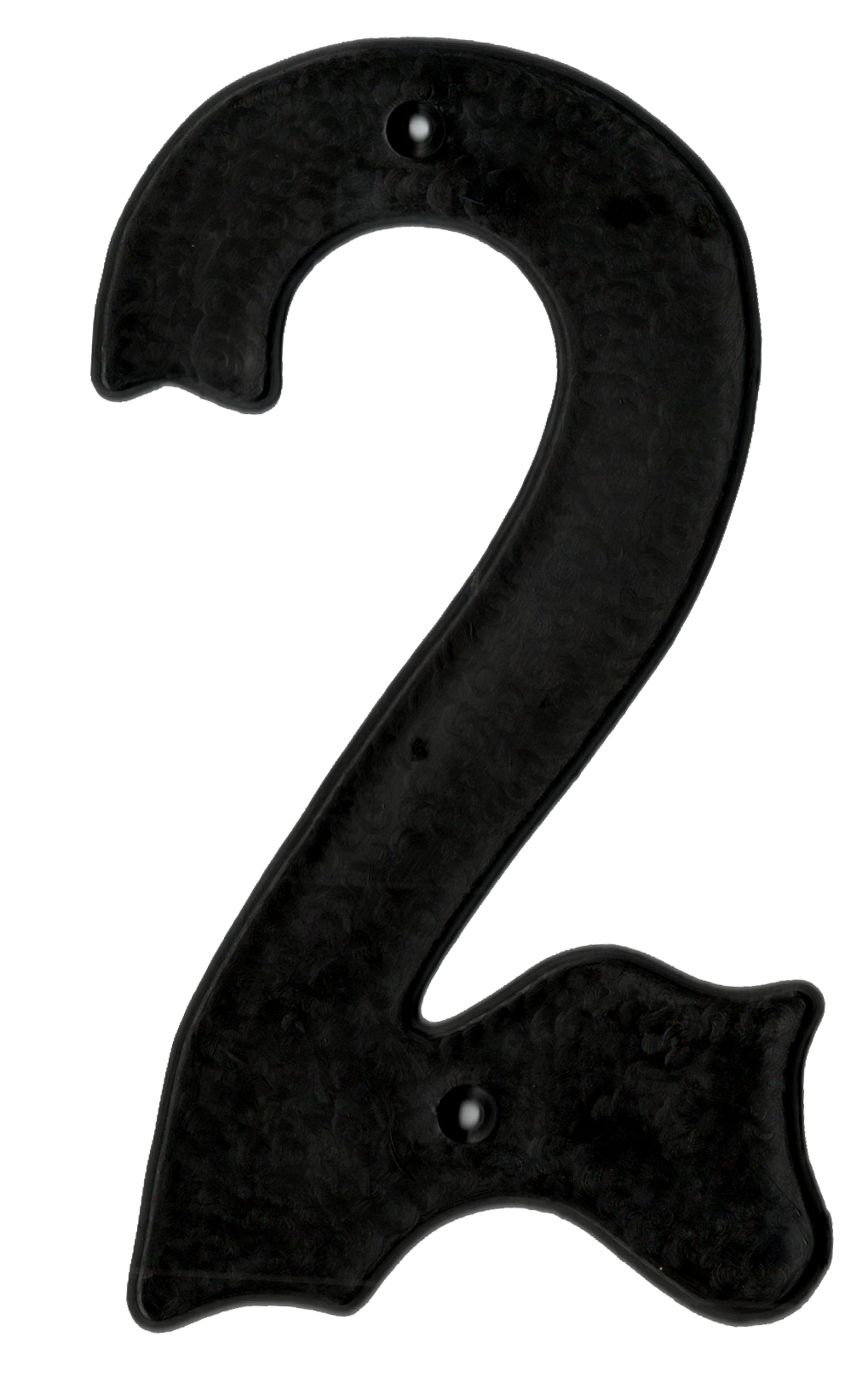 Sign Numeral  No 2  160mm Black GS
