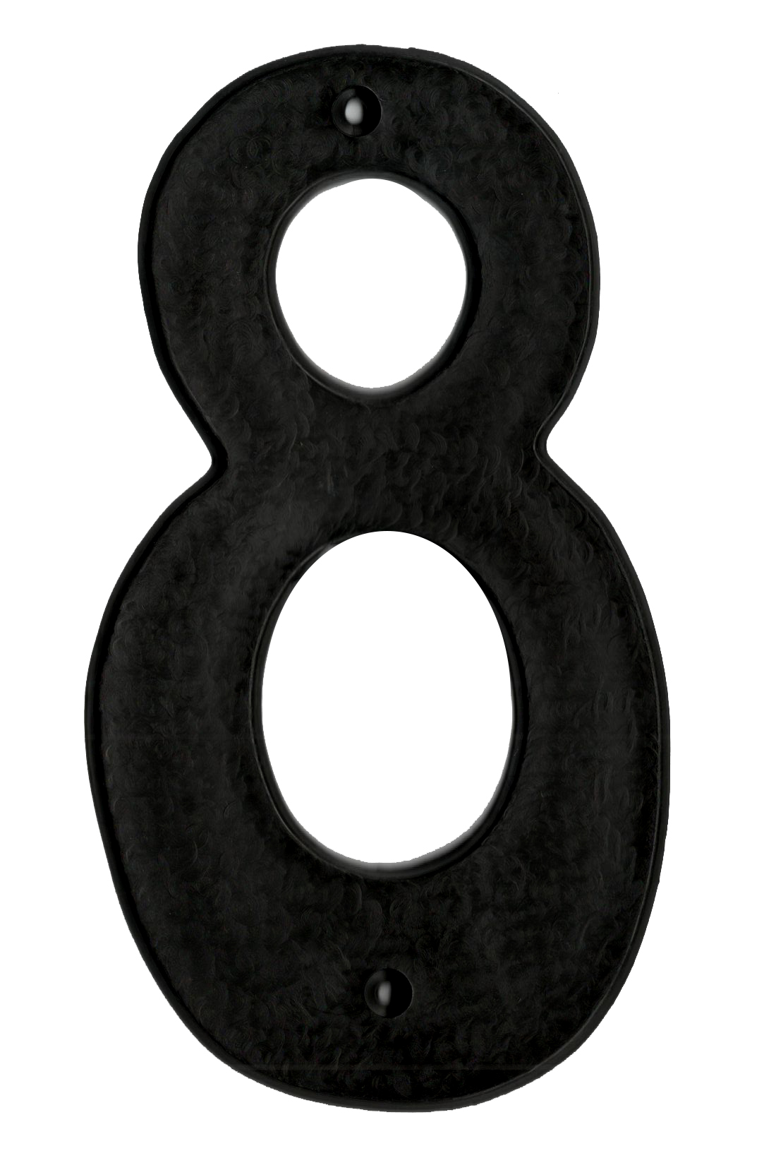 Sign Numeral  No 8  160mm Black GS