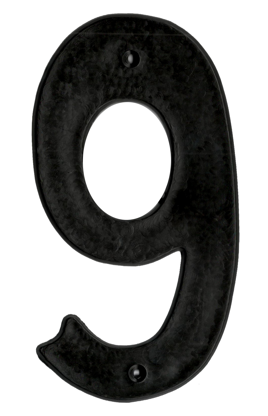 Sign Numeral  No 9  160mm Black GS