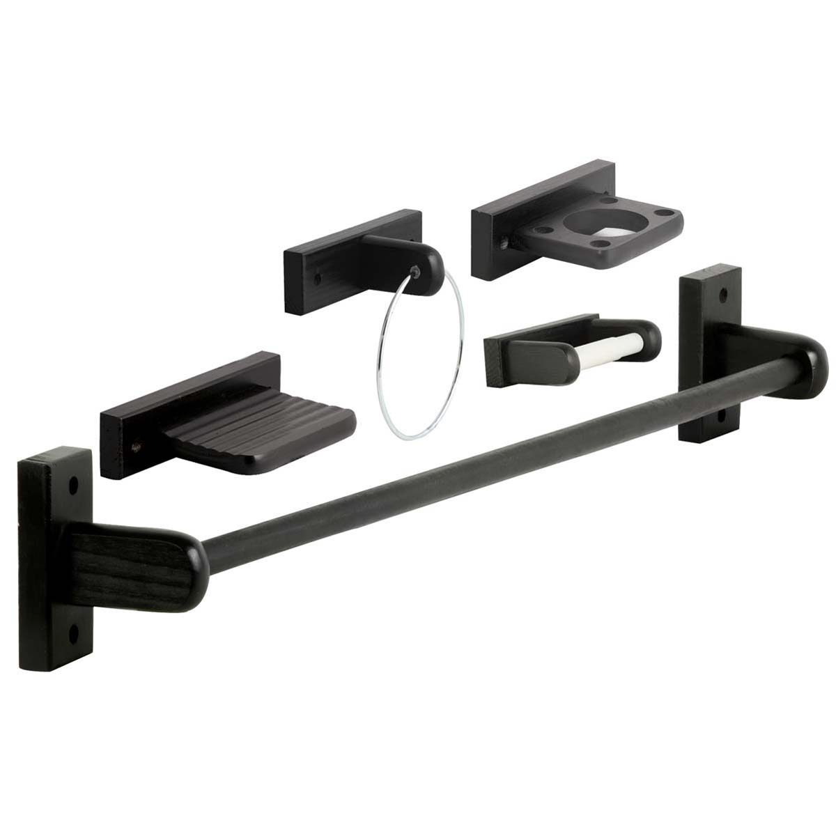 Wildberry Bathroom Set 5pce MahoganyABS2720