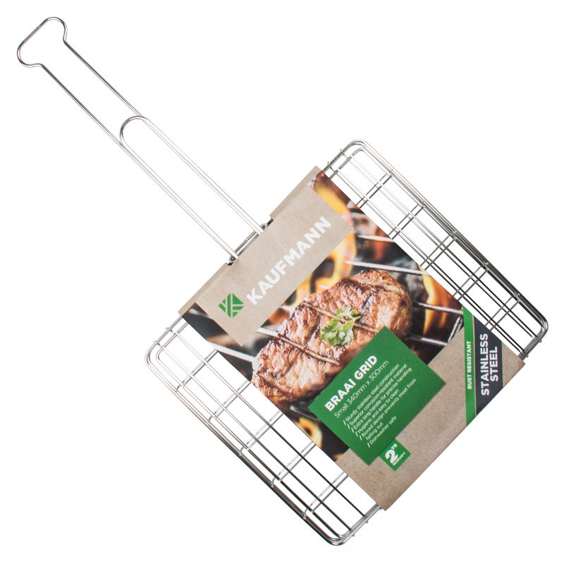 Braai Grid Stainless Steel Box Small Kaufmann V0404185