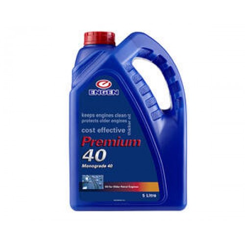 Engen Oil Premium Motor Sae40 5l 17335