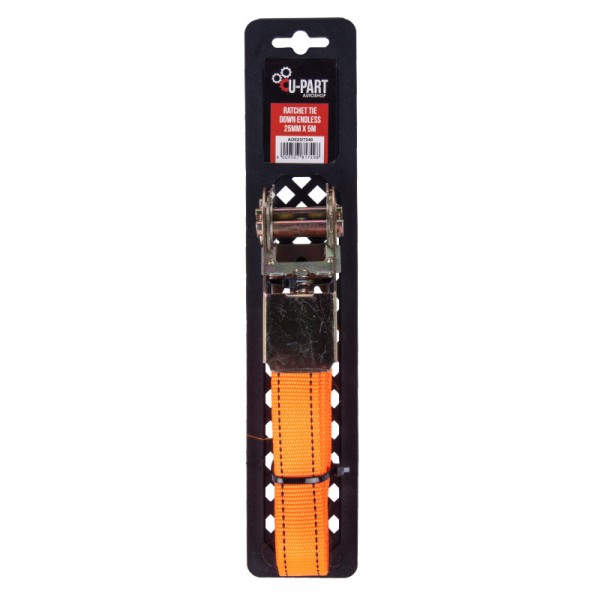 Kaufmann Tie Down Ratchet 25mmx5.0m Endless
