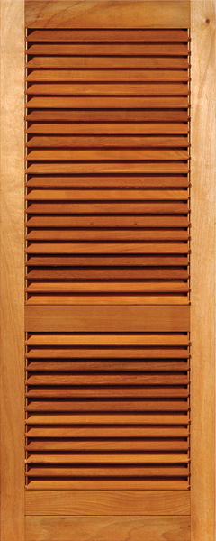 Door Hardwood 813x2032 Full Louvre SD21 Cape Culture - BUCO