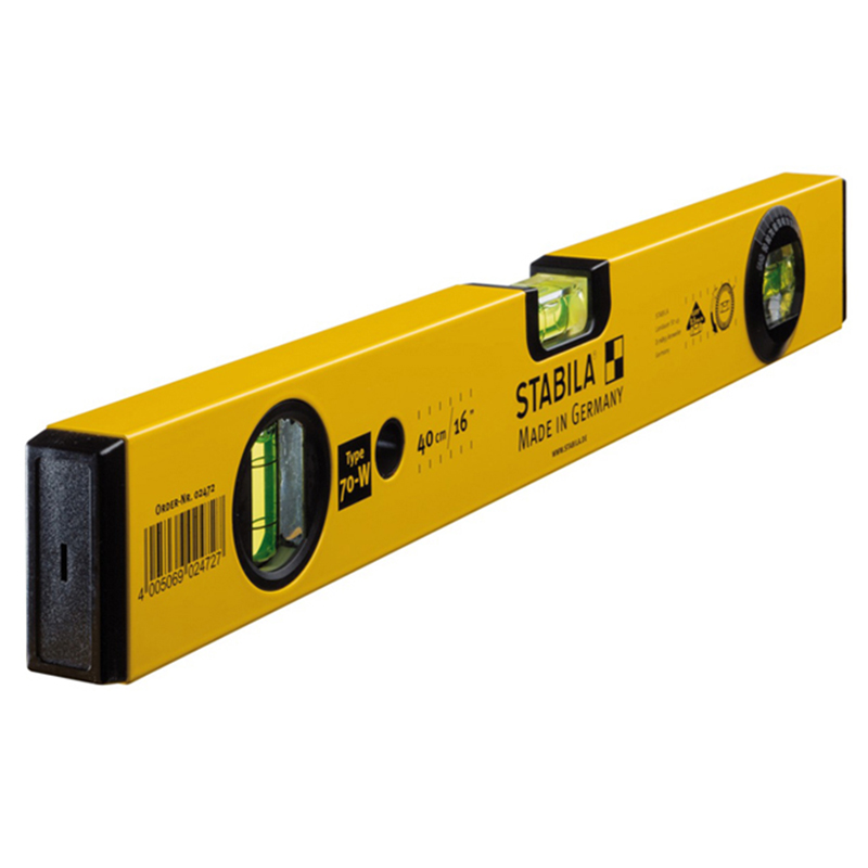 Spirit Level 400mm Type 70 & Angle Vial Stabila