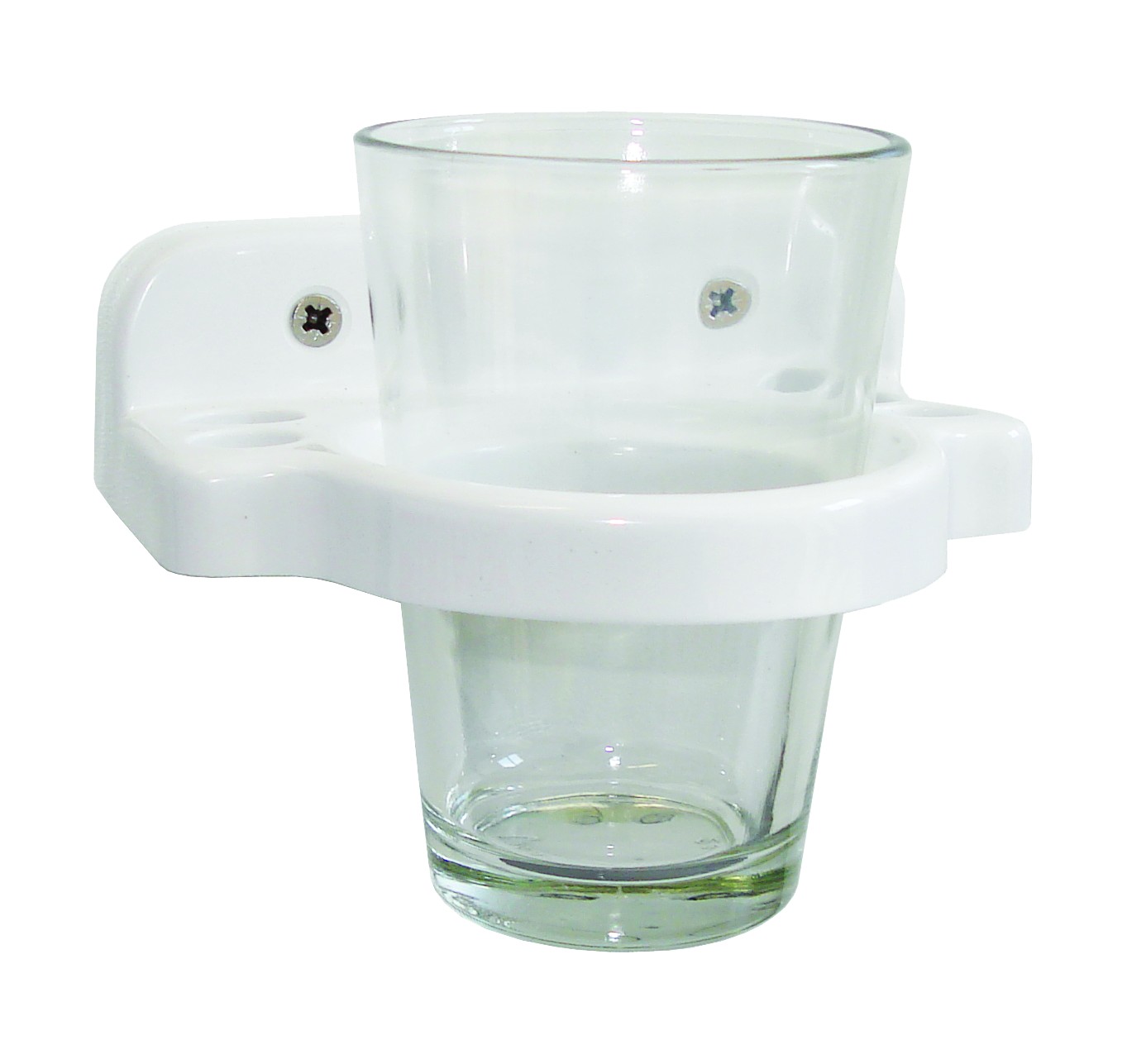 Toothbrush Tumbler Holder White Lecoco Stone 11-LCB-TTH0-WHT