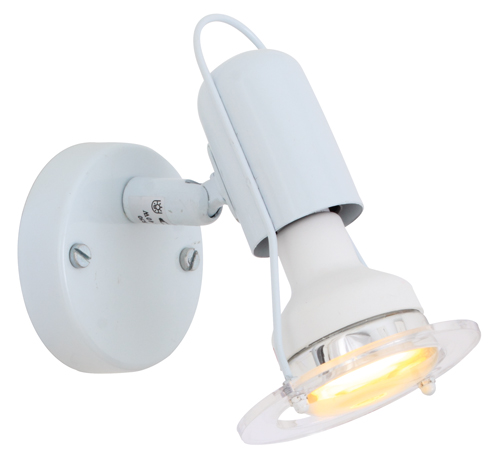 Spotlight Mini Disc Single White R50 Eurloux S20W