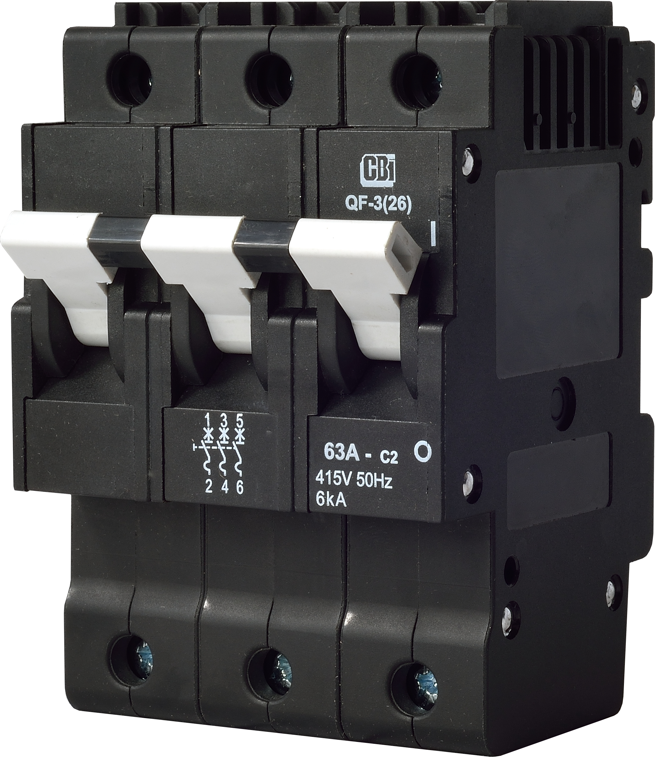 Circuit Breaker  63A 3Pole  6.0KA CBI QF-3(26)63A