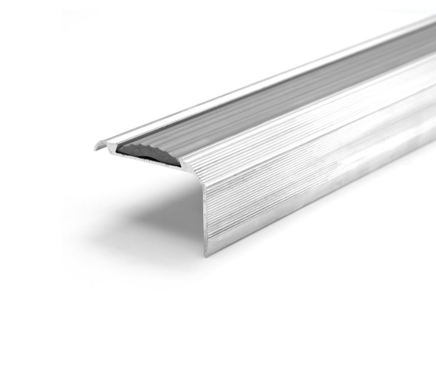 Falcon Aluminium Single Square Nosing 3m FTET0151