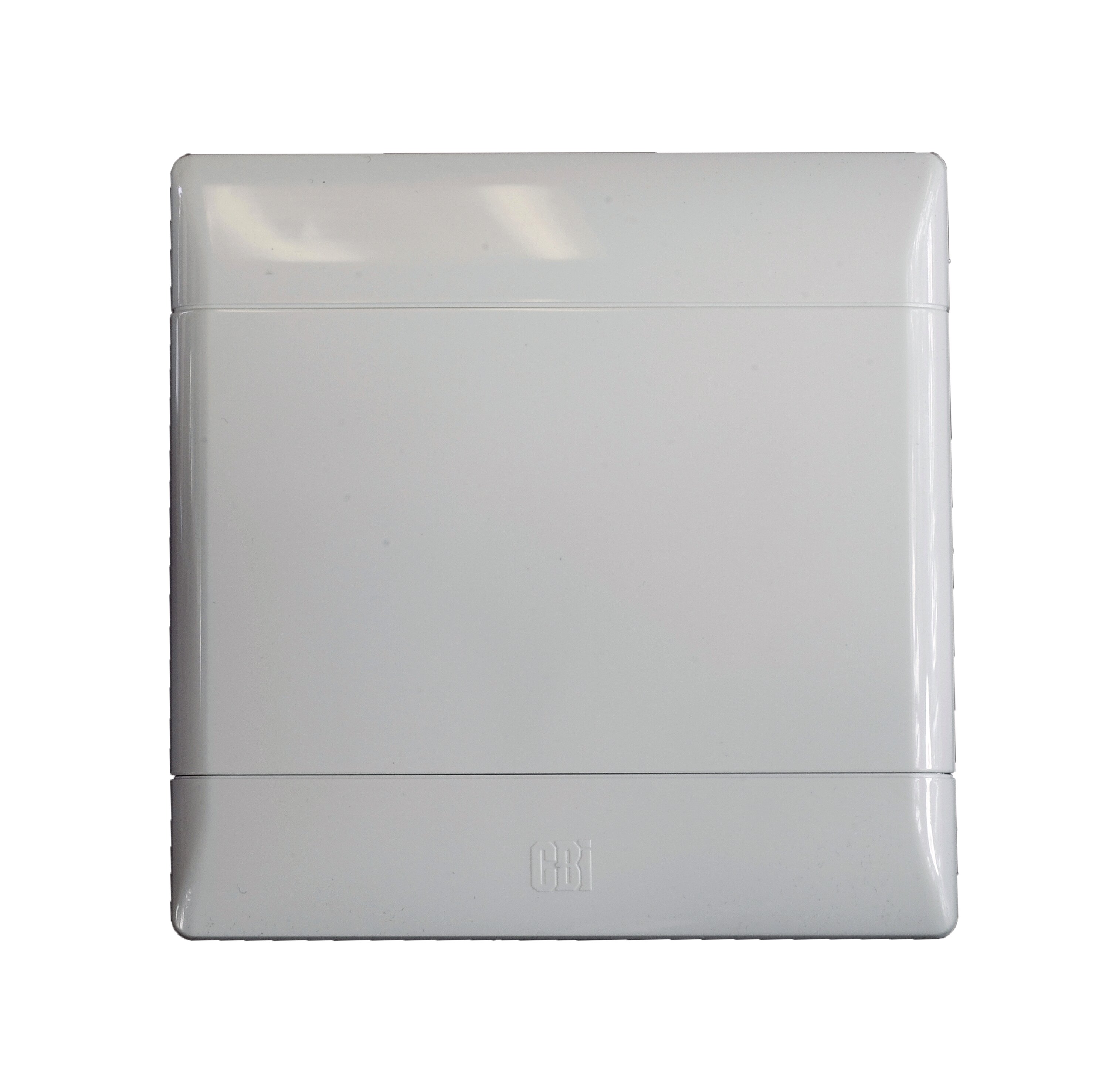 CBI Grid Plate Blank 100x100mm White and Surround G010-P