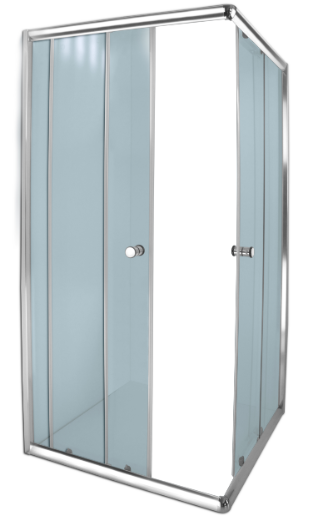 Shower Door Aqua Lux Bright Chrome SD501 Cnr 205534