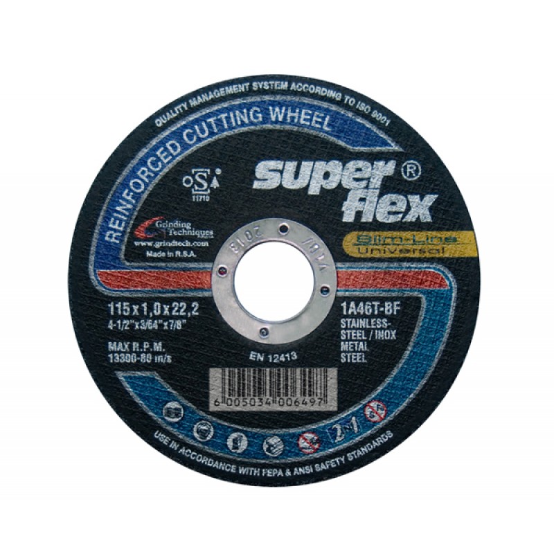 Superflex Cutting Disc Steel 115x1.0x22.2mm 1A46T (5)