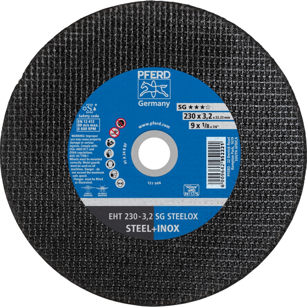 Pferd SG-Elastic Cutting Disc Inox 230x3.2x22.2mm
