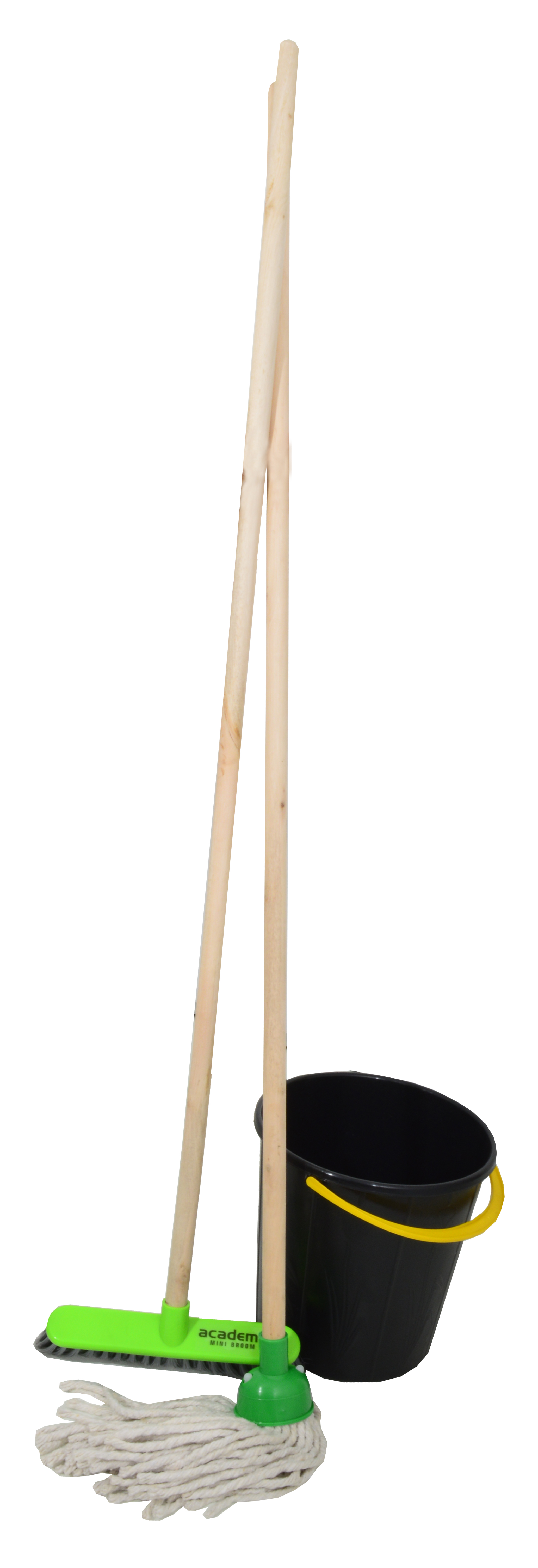 Academy Broom Mop and 9l Bucket Combo F8001