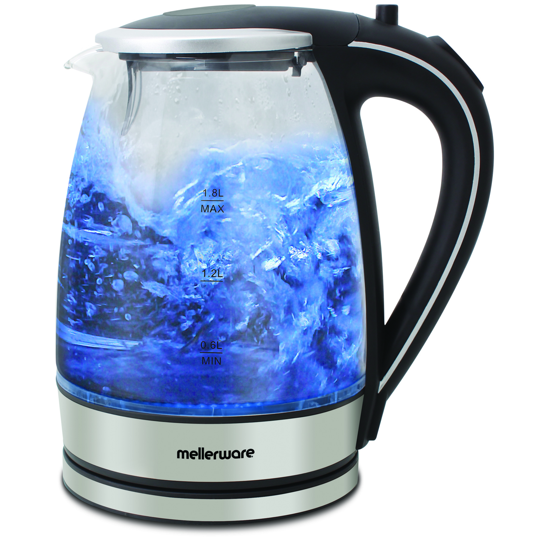 Kettle 360 Degree Cordless Glass Blue 1.8L 2200W Azure
