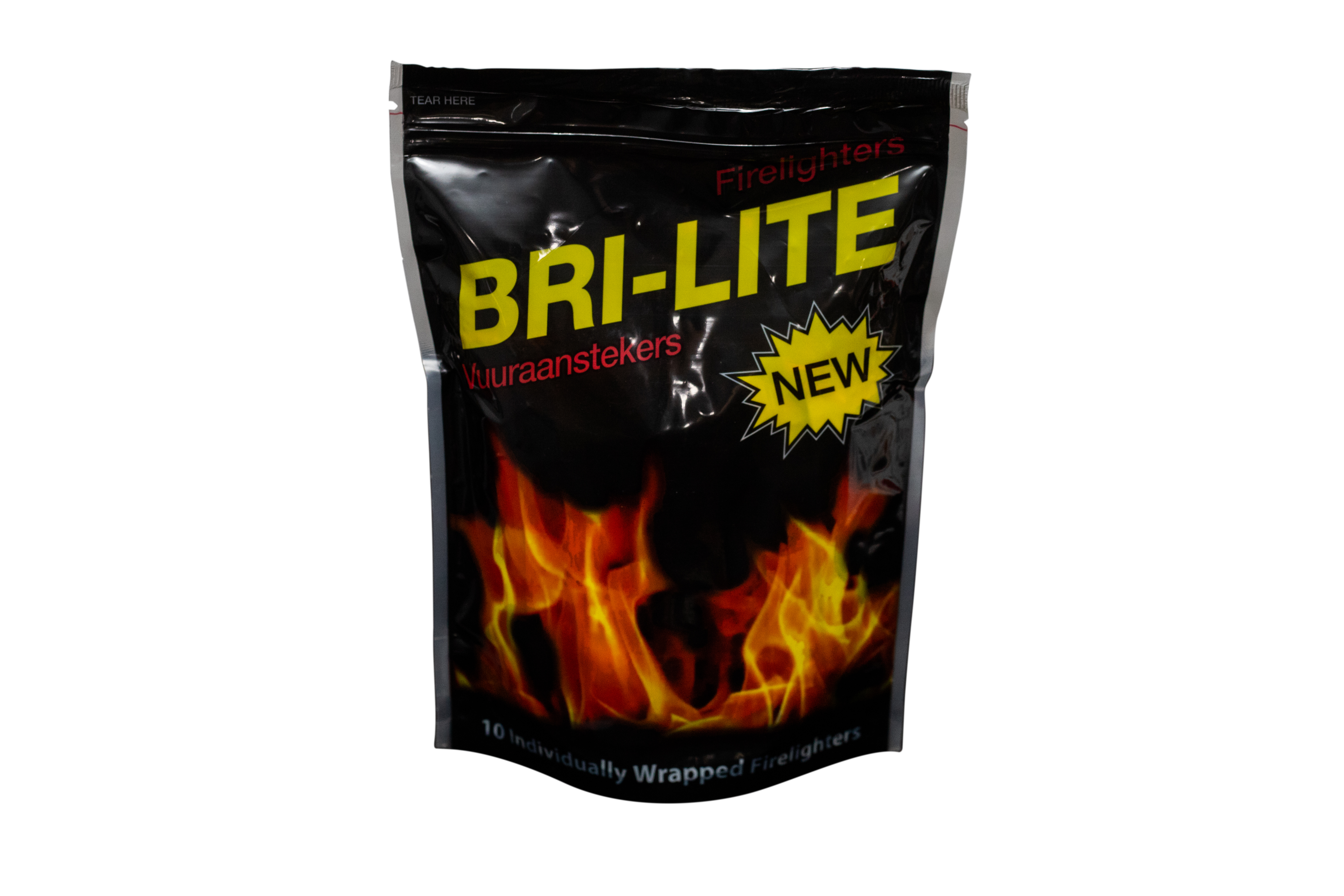 Fire Starter Doypack 10 Blocks Plus 2 Free Bri-lite 124/1